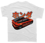 Honda CRX - Unisex T-Shirt - Car Enthusiast - Drifting Drag JDM - Tokyo Tom's