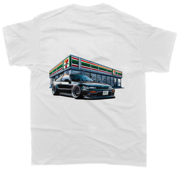 Honda CRXsi 7Eleven T-Shirt - Unisex - Car Enthusiast - Drifting Drag JDM