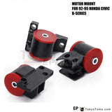 Honda Civic B Series Del Sol EG ENGINE Motor Mounts B16 B18 LIFETIME WARRANTY B18C EG EP06MM92HD3B - Tokyo Tom's