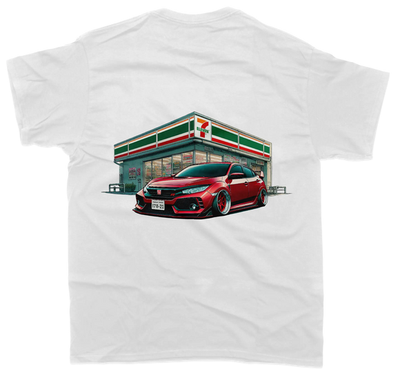 Honda Civic Type R - 7Eleven T-Shirt - Unisex - Car Enthusiast - Drifting Drag JDM