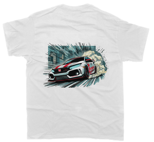 Honda Civic Type R Comic T-Shirt - Unisex - Car Enthusiast - Drifting Drag JDM