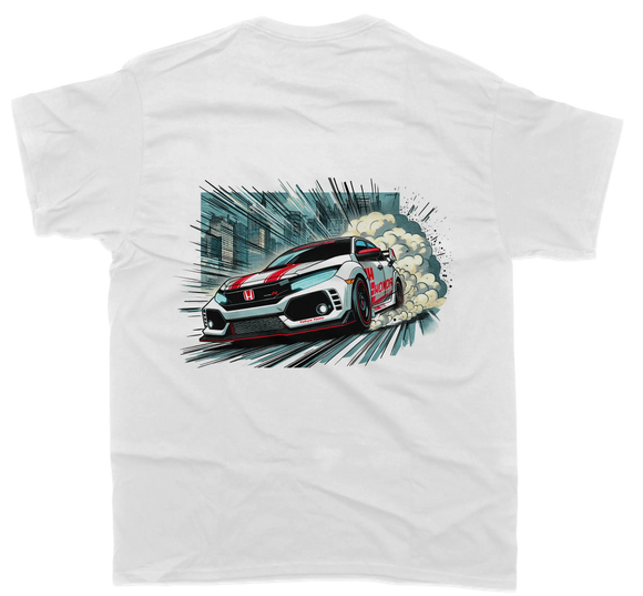 Honda Civic Type R Comic T-Shirt - Unisex - Car Enthusiast - Drifting Drag JDM