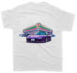 Honda NSX Purple 7Eleven T-Shirt - Unisex - Car Enthusiast - Drifting Drag JDM