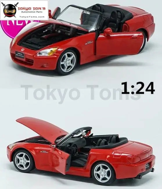 Honda S2000  1:24 Alloy Pull Back Model Car