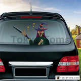 Horror Series Car Stickers Car Rear Windshield Decals Auto Decoration Waving Wiper Sticker