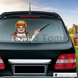 Horror Series Car Stickers Car Rear Windshield Decals Auto Decoration Waving Wiper Sticker