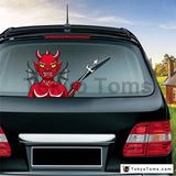 Horror Series Car Stickers Car Rear Windshield Decals Auto Decoration Waving Wiper Sticker