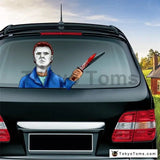 Horror Series Car Stickers Car Rear Windshield Decals Auto Decoration Waving Wiper Sticker