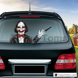 Horror Series Car Stickers Car Rear Windshield Decals Auto Decoration Waving Wiper Sticker