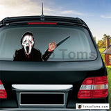 Horror Series Car Stickers Car Rear Windshield Decals Auto Decoration Waving Wiper Sticker