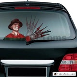 Horror Series Car Stickers Car Rear Windshield Decals Auto Decoration Waving Wiper Sticker