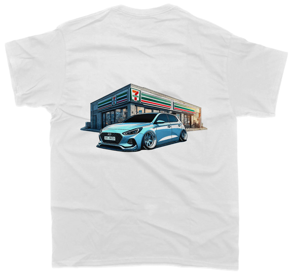 Hyundai i30N 7Eleven T-Shirt - Unisex - Car Enthusiast - Drifting Drag KDM