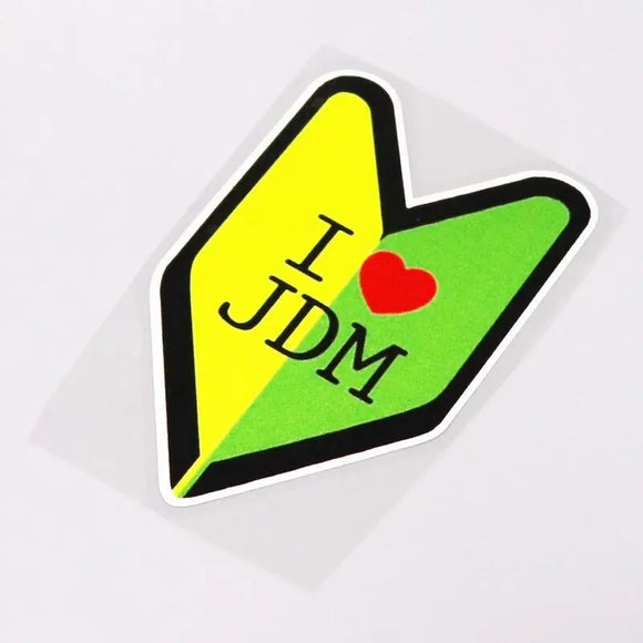 I <3 JDM Wakaba Leaf Sticker - Tokyo Tom's