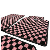 Tomu Sakura Pink Checker Floor Mats