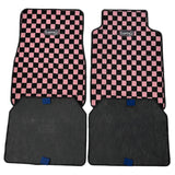 Tomu Sakura Pink Checker Floor Mats