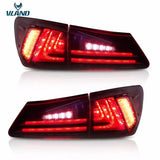 Vland taillight fit for Lexus IS250/IS350 led tail light 2006 2007 2008 2009 2010 2011 2012 backlight red lens - Tokyo Tom's