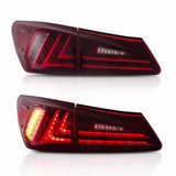 Vland taillight fit for Lexus IS250/IS350 led tail light 2006 2007 2008 2009 2010 2011 2012 backlight red lens - Tokyo Tom's