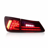 Vland taillight fit for Lexus IS250/IS350 led tail light 2006 2007 2008 2009 2010 2011 2012 backlight red lens - Tokyo Tom's