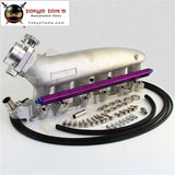 Intake Manifold +Fuel Rail &90-80mm Q45 Throttle Body Fits For Nissan Skyline R32 R33 Rb25 Rb25Det GTs-T - Tokyo Tom's