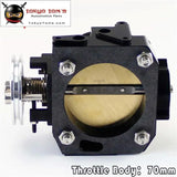 70mm Throttle Body For Honda K-Series/ K20 /Civic/ Ep3/ Type R/Integra Dc5 Black