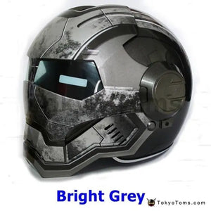 Iron Man Helmet Bright Gray - Tokyo Tom's