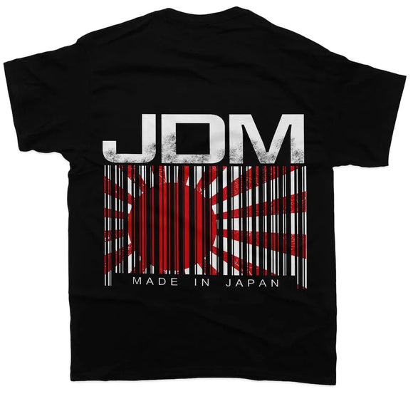 JDM Barcode - Unisex T-Shirt - Car Enthusiast - Drifting Drag JDM - Tokyo Tom's