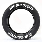 JDM Bridgestone Style Tyre Letter Stickers Set