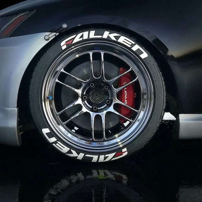 JDM Falken Style Tyre Letter Stickers Set - Tokyo Tom's