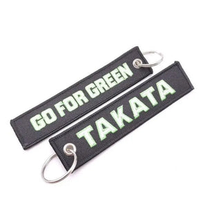 JDM Keychain Jet Tag TKT Black - Tokyo Tom's