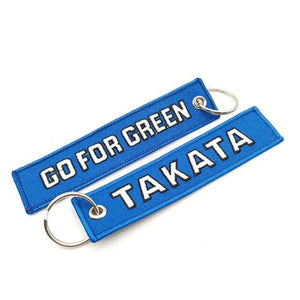 JDM Keychain Jet Tag TKT Blue - Tokyo Tom's