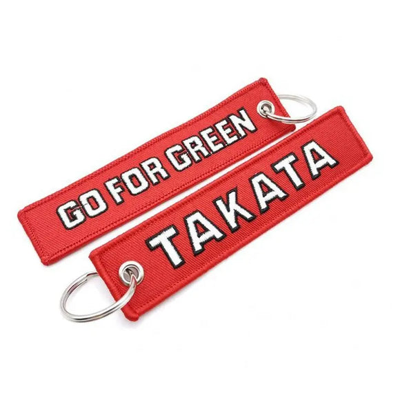 JDM Keychain Jet Tag TKT Red - Tokyo Tom's