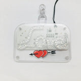 JDM LED Strobe Love Heart (Rainbow LED)