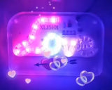 JDM LED Strobe Love Heart (Rainbow LED)