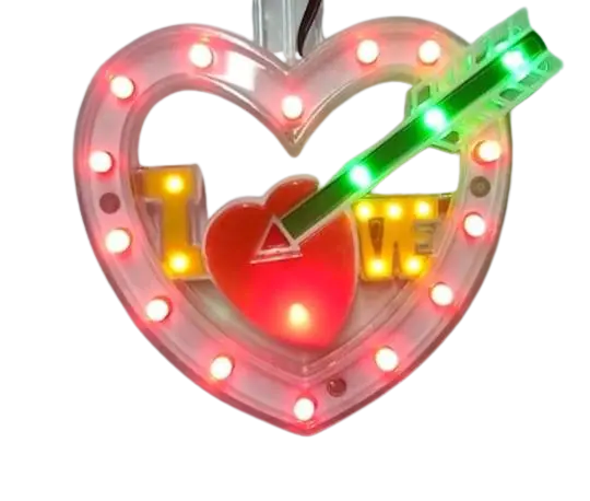 JDM LED Strobe Love Heart (Red LED)