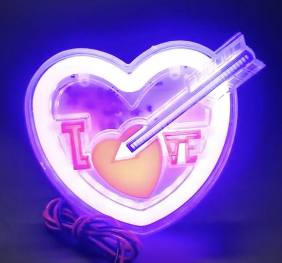 JDM LED Strobe Love Heart