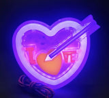 JDM LED Strobe Love Heart