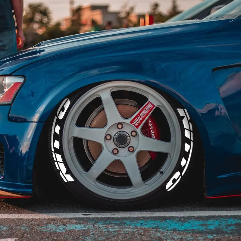 JDM Nitto Style Tyre Letter Stickers Set - Tokyo Tom's