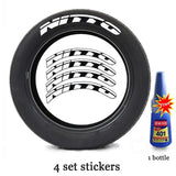 JDM Nitto Style Tyre Letter Stickers Set