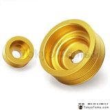 JDM Performance Crank Pulley For Subaru Impreza WRX 7 8 9 2.0L WRX Gdb Gda Under Drive Crank Pulley Golden - Tokyo Tom's