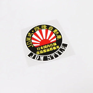 JDM STYLE Kanji Rising Sun Sticker - Tokyo Tom's