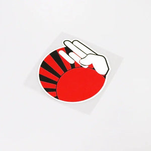 JDM Shocker Rising Sun Sticker - Tokyo Tom's