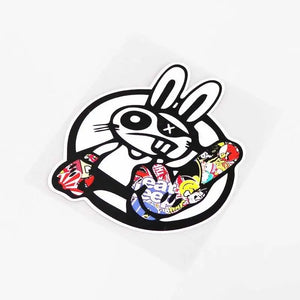 JDM Stickers Bomb Rabbit Decal Sticker - Tokyo Tom's