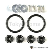 JDM Style Aluminum Quick Release Fasteners For Car Front Rear Bumpers Trunk Fender Hatch Lids Kit - Tokyo Tom's