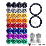 JDM Style Aluminum Quick Release Fasteners For Car Front Rear Bumpers Trunk Fender Hatch Lids Kit - Tokyo Tom's