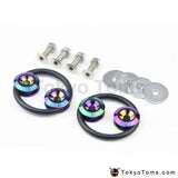 JDM Style Aluminum Quick Release Fasteners For Car Front Rear Bumpers Trunk Fender Hatch Lids Kit - Tokyo Tom's