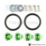 JDM Style Aluminum Quick Release Fasteners For Car Front Rear Bumpers Trunk Fender Hatch Lids Kit