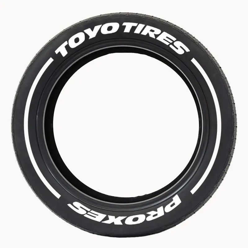 JDM Toyo Tires Style Tyre Letter Stickers Set - Tokyo Tom's