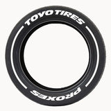 JDM Toyo Tires Style Tyre Letter Stickers Set