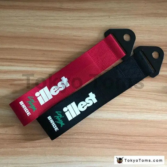 JDM illest Hella Towing belt Strap