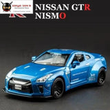 KIDAMI 1:32 AMG Nissan GTR benz alloy car model toys for children diecast car toy gift sports MINI AUTO